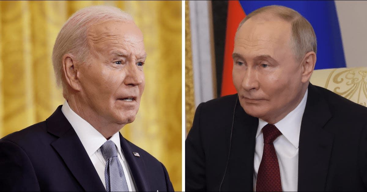 Joe Biden expressed concerns about Russian President Vladimir Putin (Getty Images)