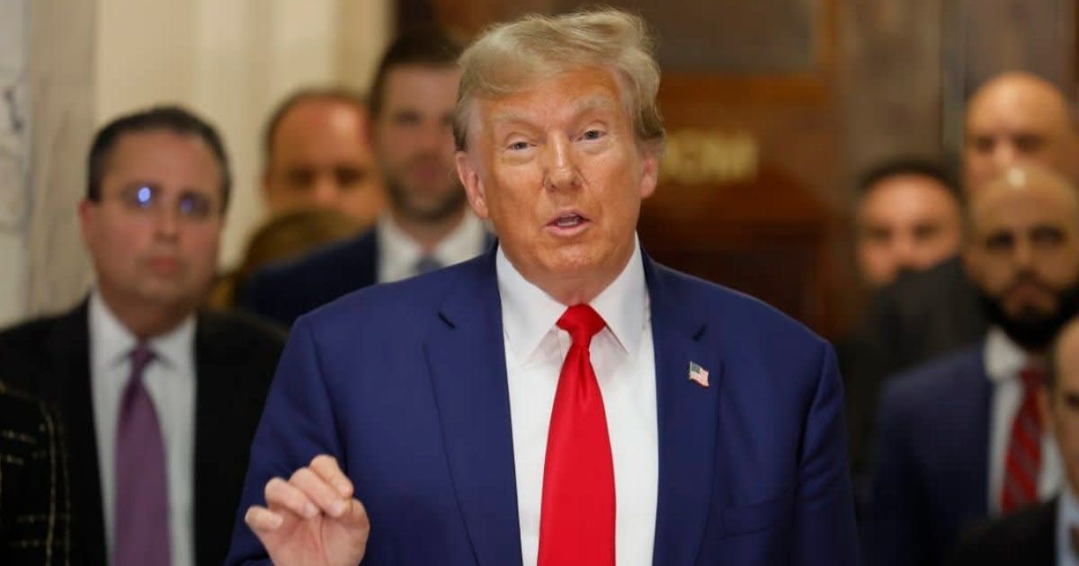 Donald Trump honored D-Day veterans on the 80th anniversary of the Normandy invasion, calling them the 'bravest, noblest, and greatest Americans' (Getty Images)