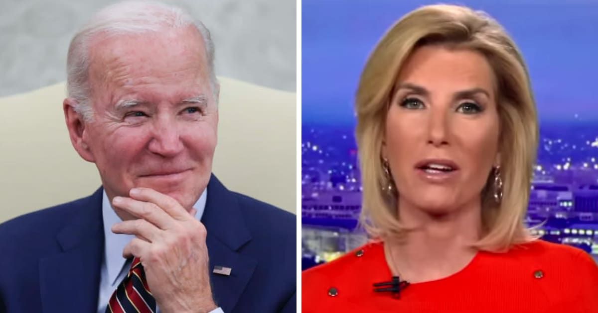 Fox News host Laura Ingraham called out the Biden team's 'muddled, unserious and unrealistic' thinking behind the president's D-Day speech on 'The Ingraham Angle' (Getty Images, Fox News)