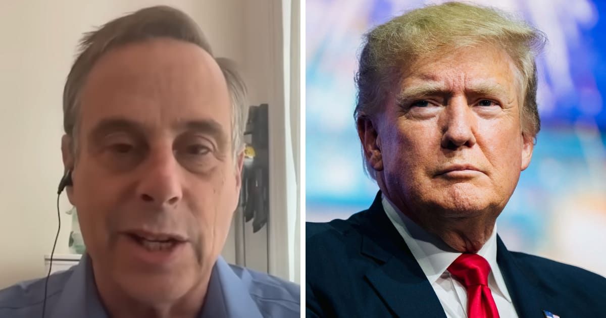 Harry Litman did not mince words about the gravity of the legal woes surrounding Donald Trump (AL Franken/YouTube, Getty Images)