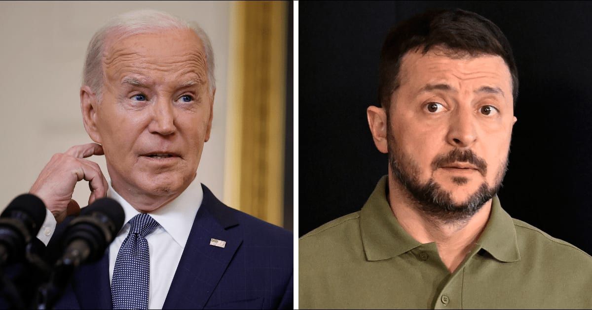 Joe Biden apologizes to Volodymyr Zelensky for US funding gap (Getty Images)