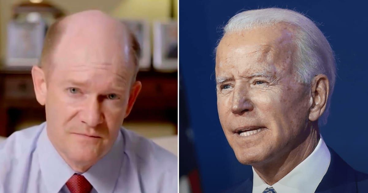 Senator Chris Coons defended President Joe Biden amid claims of him being unfit for the presidential seat (Getty Images)