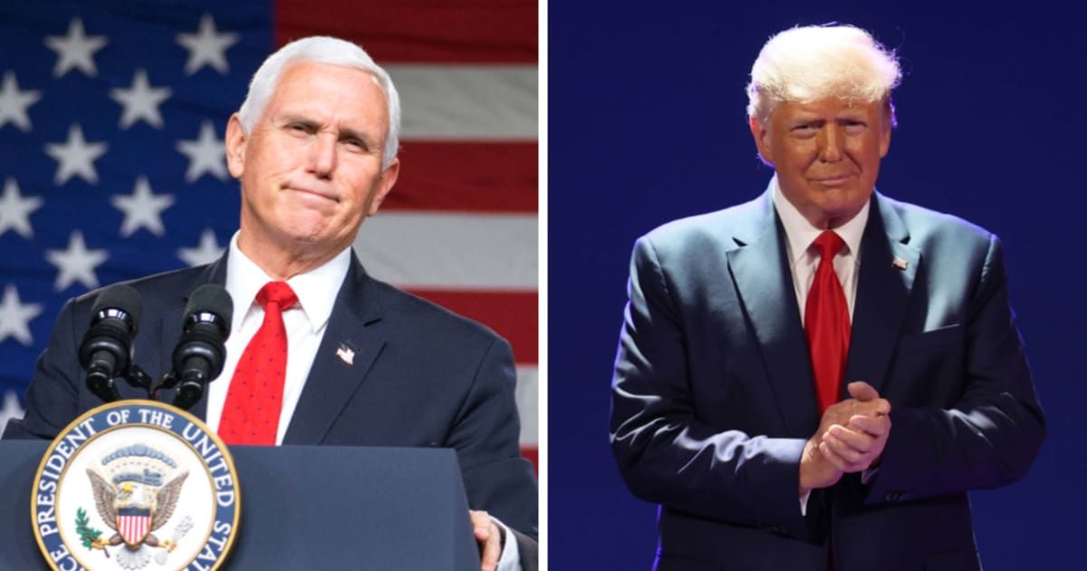 Mike Pence's support within the Republican Party has diminished due to his fallout with Donald Trump (Getty Images) 