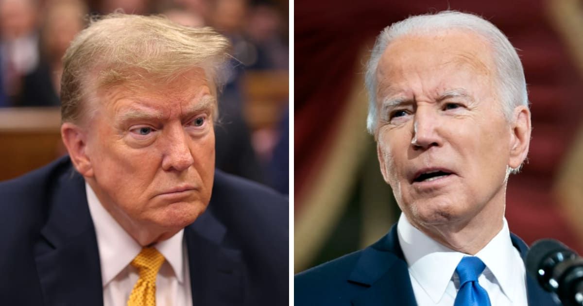 Donald Trump argued Joe Biden was 'exonerated' after classified documents investigation (Michael M Santiago/Getty Images, Getty Images)