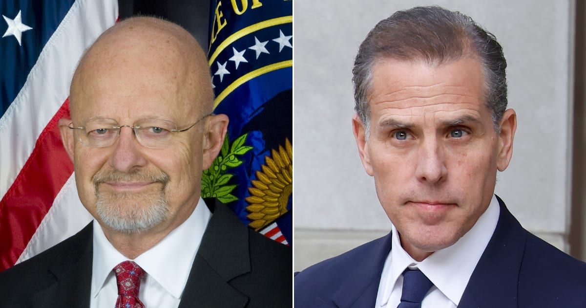 James Clapper signed the he scrutinized letter just weeks be the 2020 presidential election (Wikimedia Commons, Getty Images)