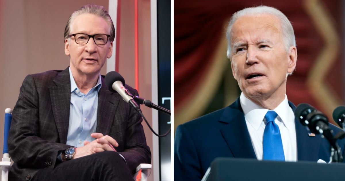 Bill Maher said Joe Biden can lose the upcoming election due to his age and immigration policies (Getty Images)