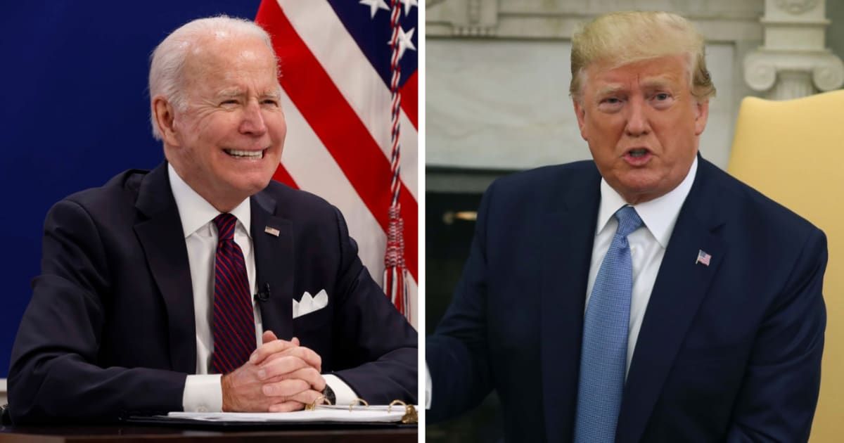 The outcomes of some of the recent primaries and caucuses have hinted at possible issues for Joe Biden and Donald Trump (Getty Images)
