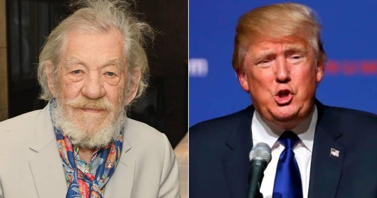 British actor Ian McKellen shared his opinion about Donald Trump as a public speaker (Getty Images)