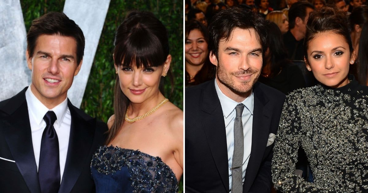 Tom Cruise and Katie Holmes as well as Nina Dobrev and Ian Somerhalder have been caught up in celeb 'spouse swapping' (Getty Images, Mark Davis/Getty Images for The People's Choice Awards)