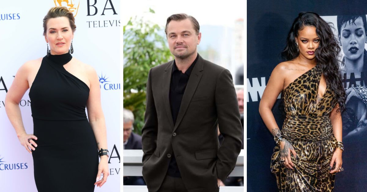 Kate Winslet, Leonardo DiCaprio, and Rihanna did not graduate high school (Getty Images)