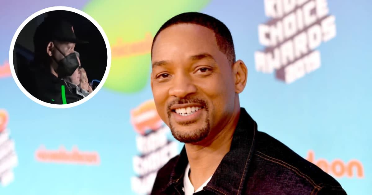 Will Smith donned a mask to keep a low profile while joining the audience at the 'Bad Boys: Ride or Die' screening (Getty Images, @willsmith/Instagram)