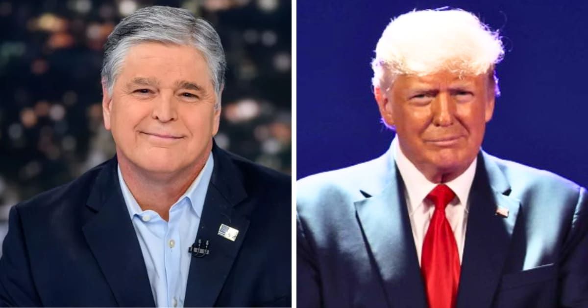 Fox News host Sean Hannity was called out for airing debunked claims surrounding Donald Trump’s hush money trial (Getty Images)