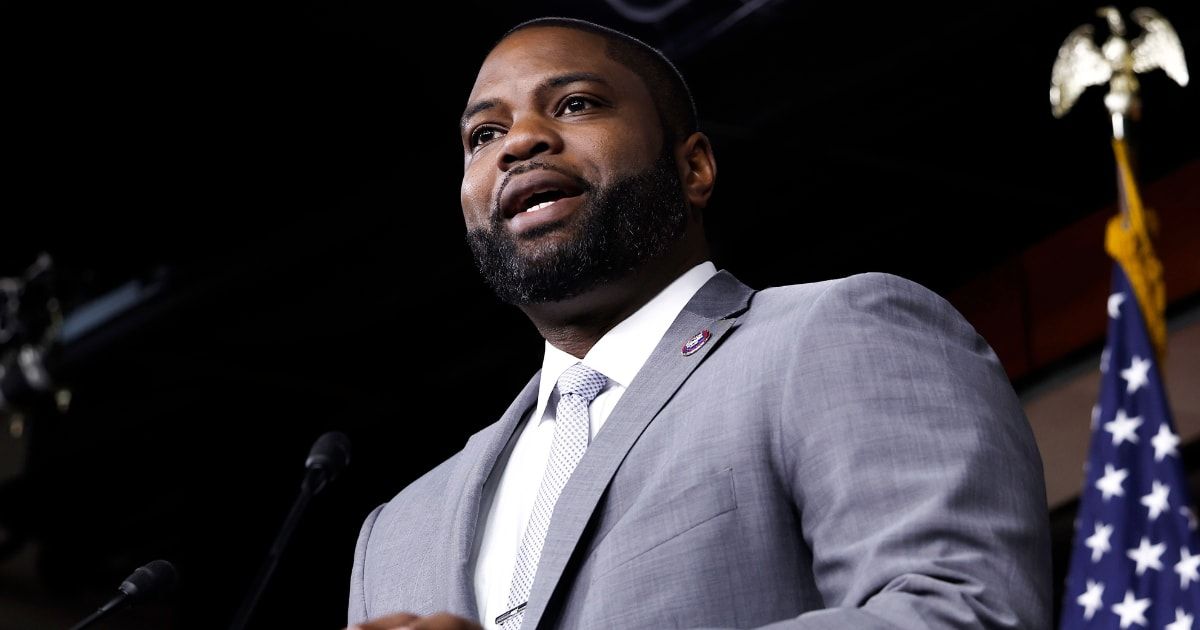 Byron Donalds was accused by Democrats of implying that Black families were better off during the Jim Crow era (Anna Moneymaker/Getty Images)