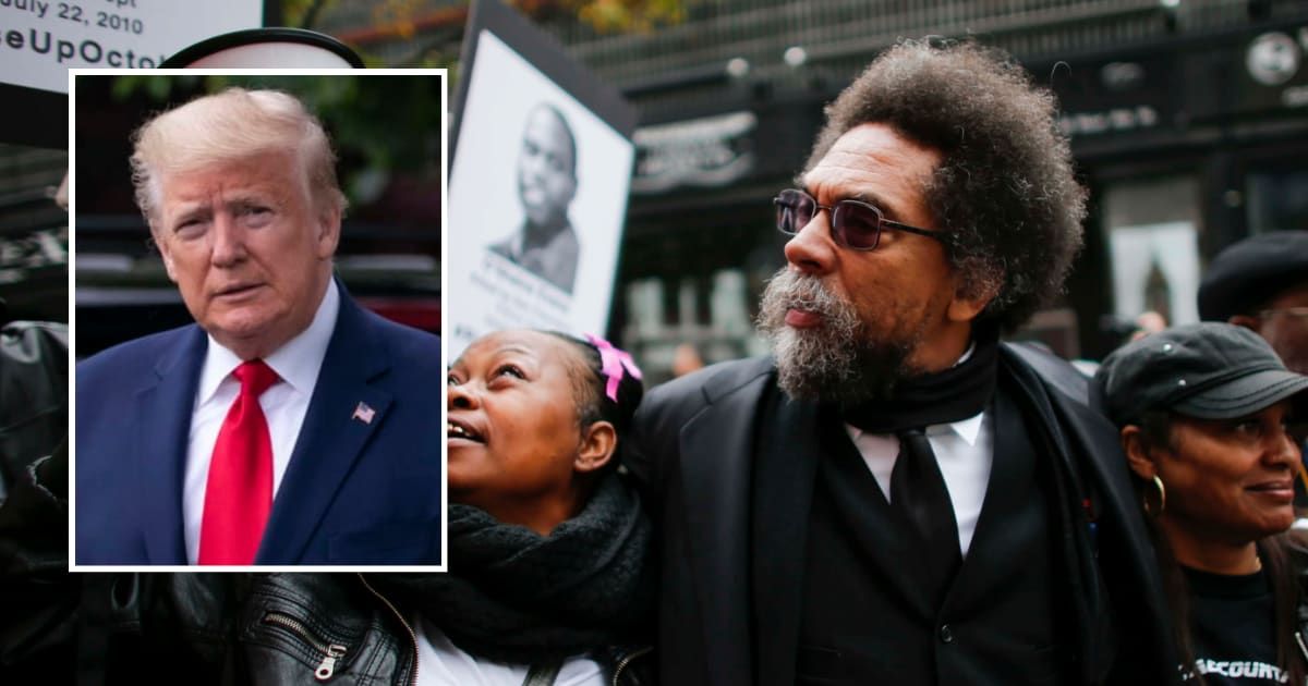 Cornel West's campaign efforts have garnered attention and controversy due to unexpected support from operatives belonging to Donald Trump's party (Getty Images)