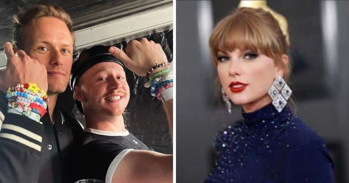 Sam Heughan and ‘Outlander’ cast enjoy Taylor Swift’s Scotland concert after he joked about stealing her from Travis Kelce