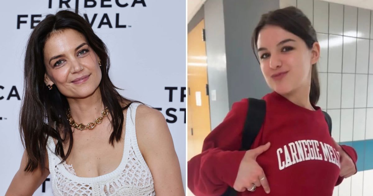 Katie Holmes revealed keeping some of her earlier outfits for daughter Suri (Getty Images, TikTok)