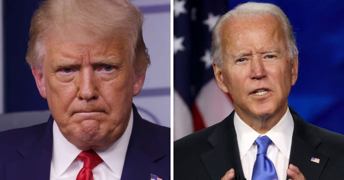Joe Biden's visit subtly underscored Donald Trump's refusal to visit the same cemetery back in 2018 (Getty Images)
