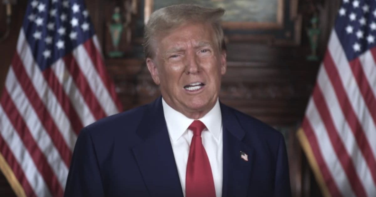 Donald Trump has been blasted online for denying his comments over veterans (@realdonaldtrump/Truth Social)