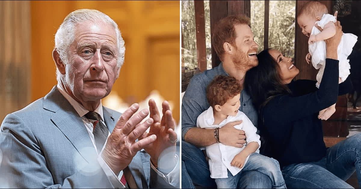 Royal insiders claimed King Charles wants to build a stronger relationship with Prince Harry's children Archie and Lilibet (Getty Images)