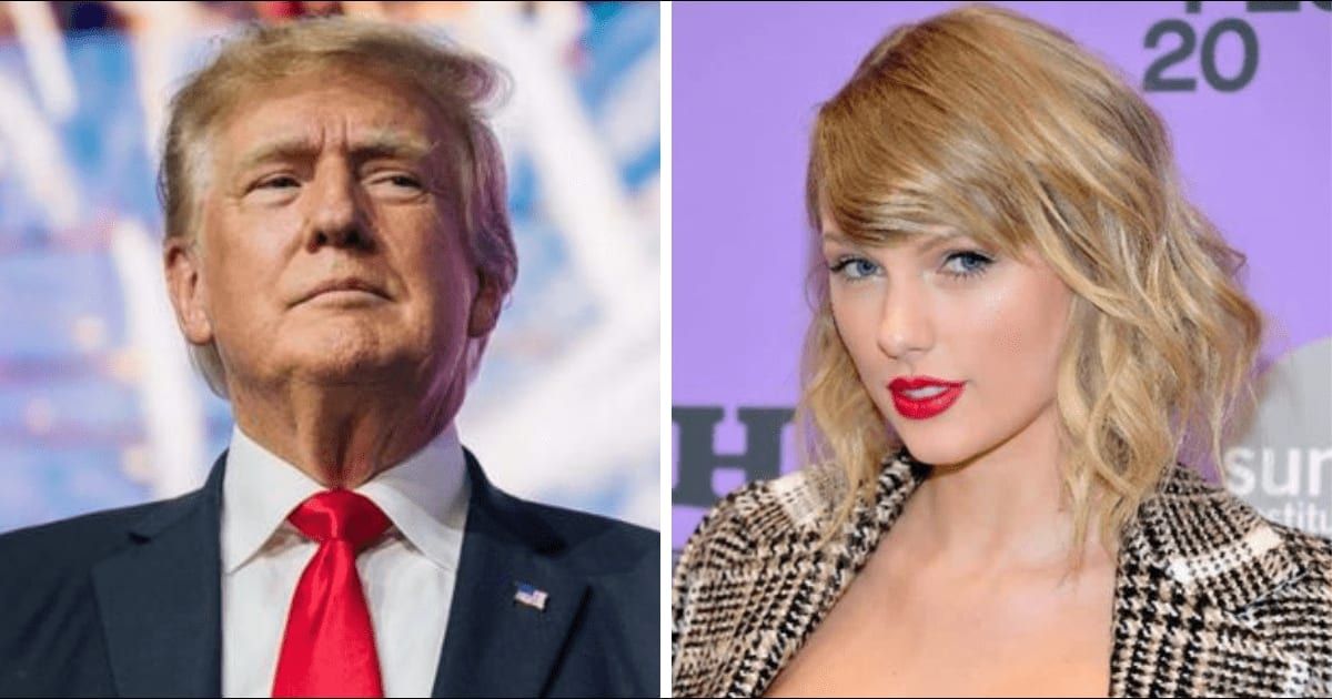 Donald Trump has expressed doubt regarding Taylor Swift's liberal stance (Getty Images)
