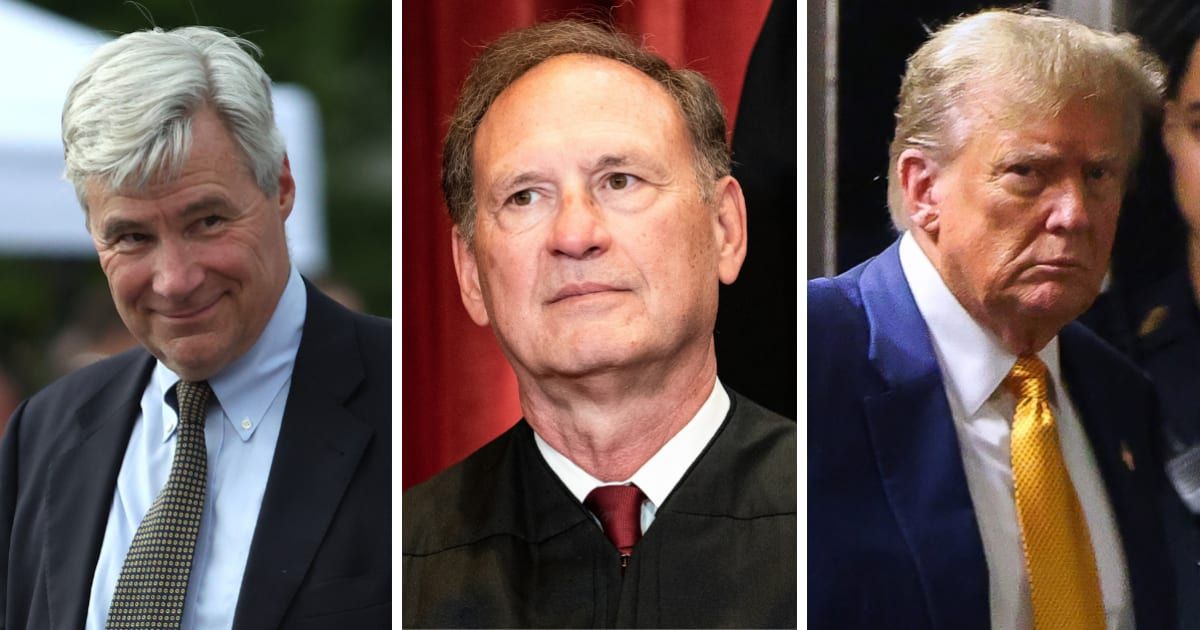 Senator Sheldon Whitehouse has questioned SCOTUS Justice Samuel Alito about an interview from the previous year (Getty Images)