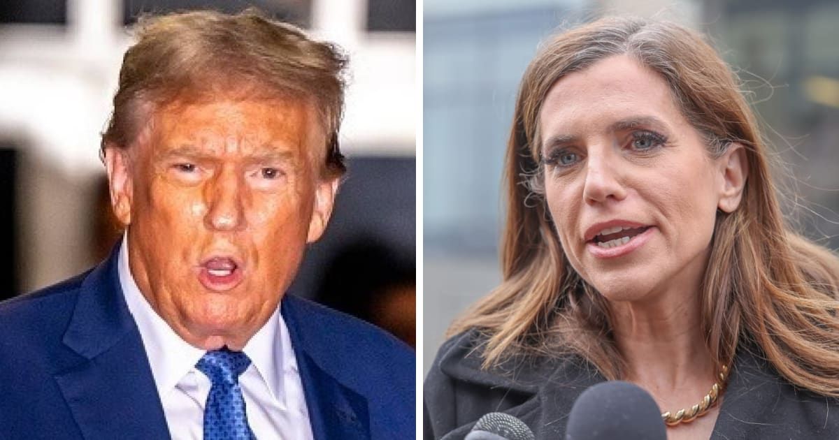 Donald Trump renewed his endorsement of Rep Nancy Mace one day before the state primary election (Mark Peterson - Pool, Jemal Countess/Getty Images for Congressional Integrity Project)