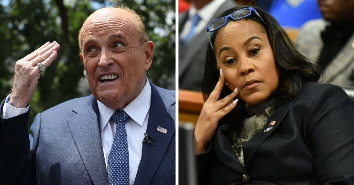 Rudy Giuliani stirred a controversy by using derogatory remarks against Fani Willis (Getty Images)