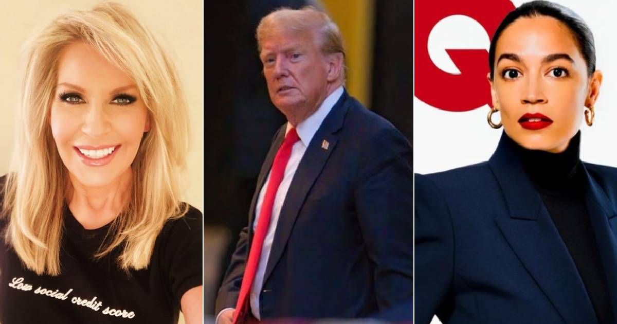 Monica Crowley asserted that Rep Alexandria Ocasio-Cortez frequently criticizes former President Donald Trump because he declined to date her (monicacrowley_/ Instagram, Getty Images, aoc/ Instagram)