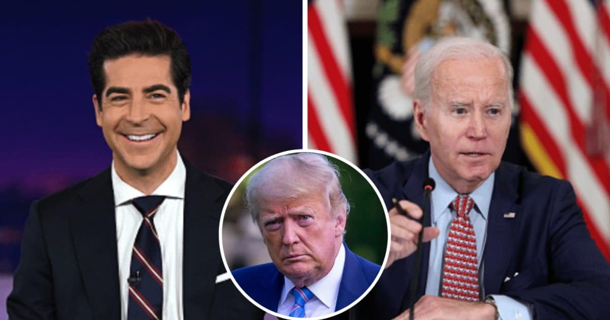 Jesse Watters suggested Joe Biden might not concede the White House even if he lost to Donald Trump in the upcoming election (Getty Images)