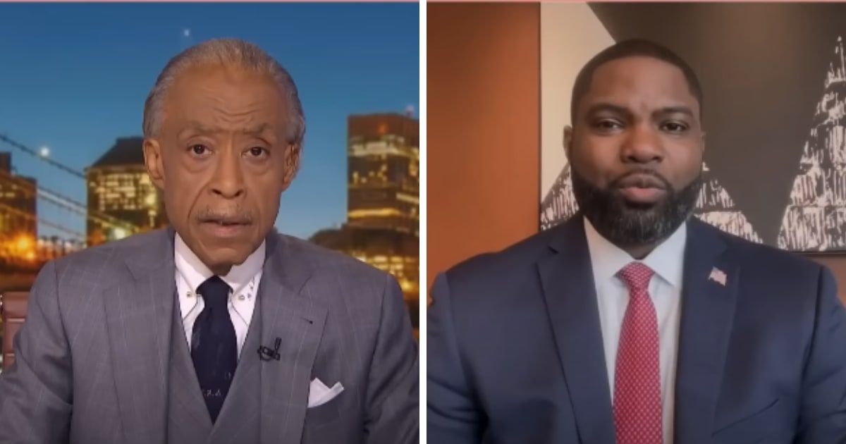 Al Sharpton and Rep Byron Donalds engaged in a heated argument on the June 8 episode of 'Politics Nation' (Screengrab/MSNBC)