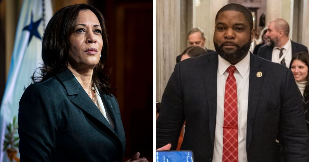 Vice President Kamala Harris ripped into Rep Byron Donalds' remarks on Black families (Getty Images, Kent Nishimura/Getty Images)