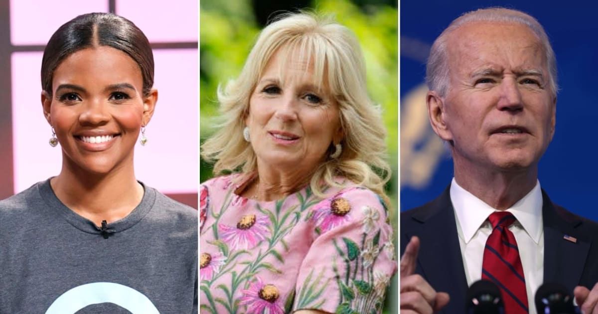 Candace Owens mocked First Lady Jill Biden and President Joe Biden over the viral D-Day ceremony clip (Getty Images)
