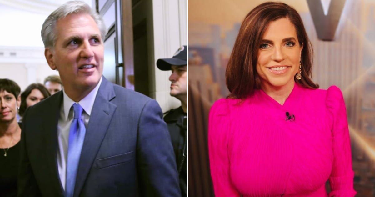 Representative Nancy Mace played a pivotal role in the Republican clash that led to the ouster of Kevin McCarthy as House Speaker last year (YouTube/Nancy Mace, Getty Images)