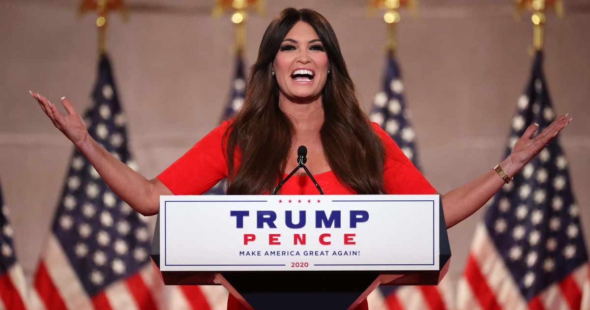 Kimberly Guilfoyle was brutally slammed online after she wore a revealing dress to an addiction awareness fundraiser (Getty Images)