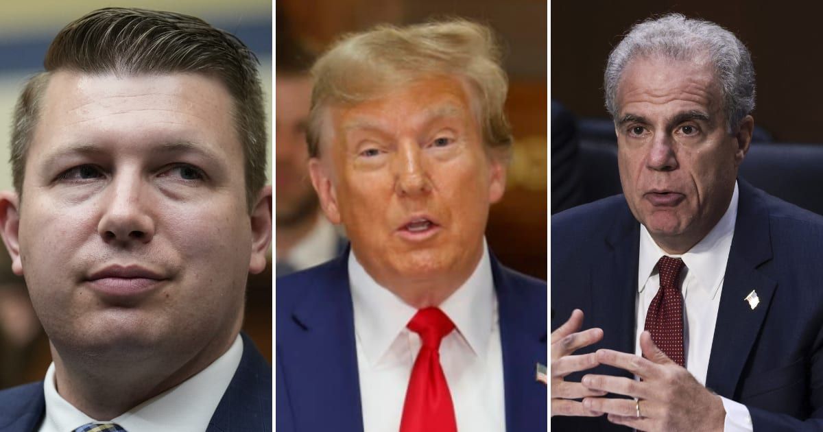 Empower Oversight President Tristan Leavitt sent a letter to DOJ Inspector General Michael Horowitz questioning the suspension of a whistleblower over his alleged support for Donald Trump (Getty Images)