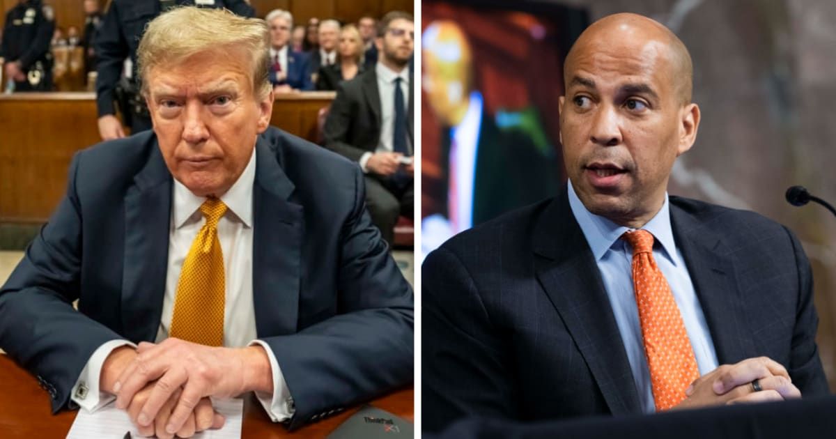 Senator Cory Booker said he does not trust Donald Trump to 'secure our rights' (Getty Images)