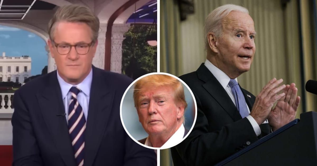 Joe Scarborough flat-out accused right-leaning, pro-Trump media outlets of propogating lies to make Joe Biden look 'old and demented' (MSNBC, Getty Images)
