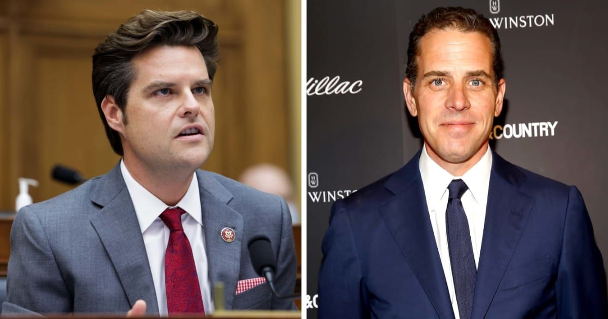 Matt Gaetz recently defended Hunter Biden following his conviction on federal gun charges this week (Getty Images)