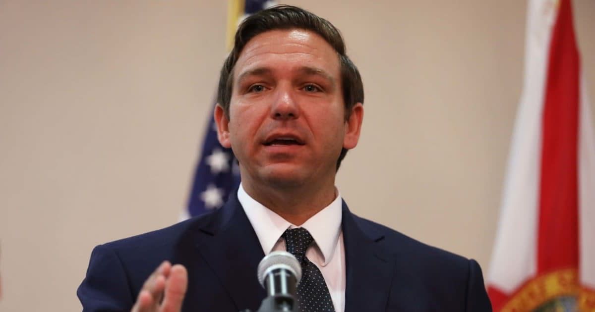 Florida Governor Ron DeSantis' restrictions on medical care for transgenders were declared 'unconstitutional' (Getty Images)
