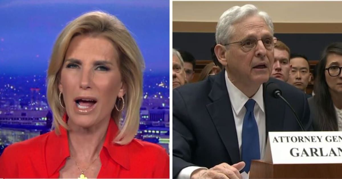 Laura Ingraham launched a scathing critique of Attorney General Merrick Garland's op-ed published in The Washington Post (Fox News)