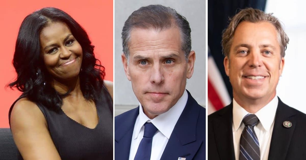 GOP Rep Andy Ogles suggested Hunter Biden’s conviction on federal gun charges could create 'an opening' for Michelle Obama to run for the White House (Getty Images, Andy Ogles/Facebook)