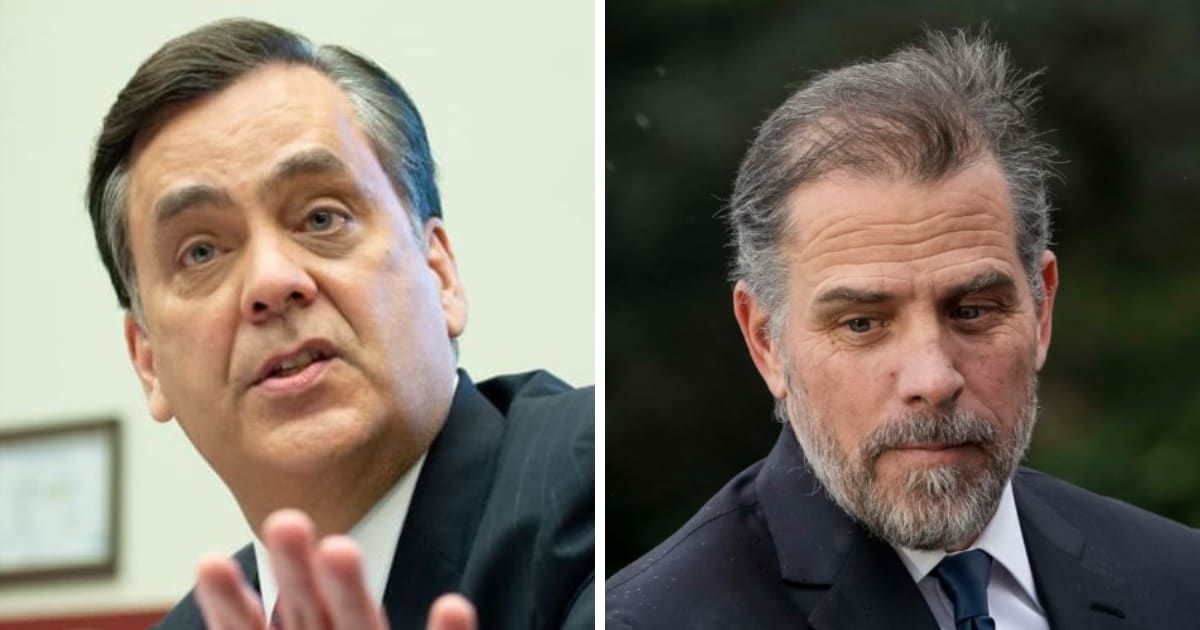 Jonathan Turley explained why Hunter Biden was likely to be imprisoned following his federal gun conviction (Getty Images)