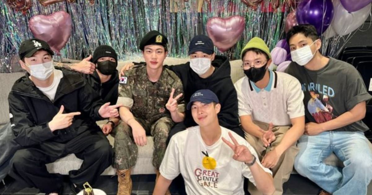 BTS singer Jin thanks his 'army' as he reunites with band after 18-month mandatory military service