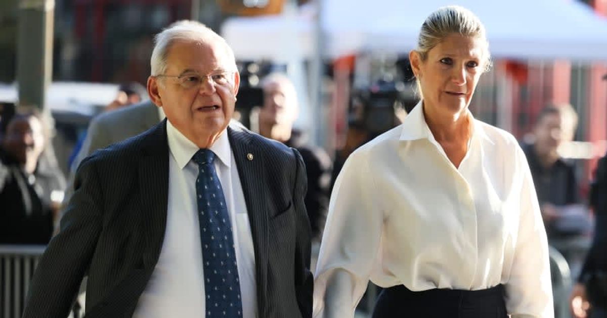 Bob Menendez and his wife Nadine are facing bribery charges (Getty Images)