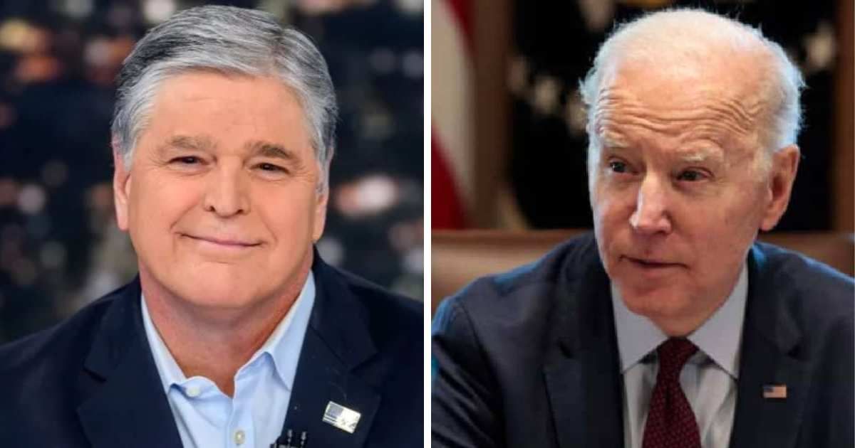 Sean Hannity criticized Joe Biden's campaign for trying to woo young voters with policies that include offering voters alcohol, contraception, and free tuition (Getty Images)