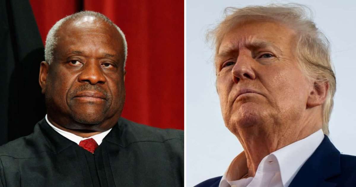Supreme Court Justice Clarence rejected the 'Trump too small' trademark bid (Getty Images)