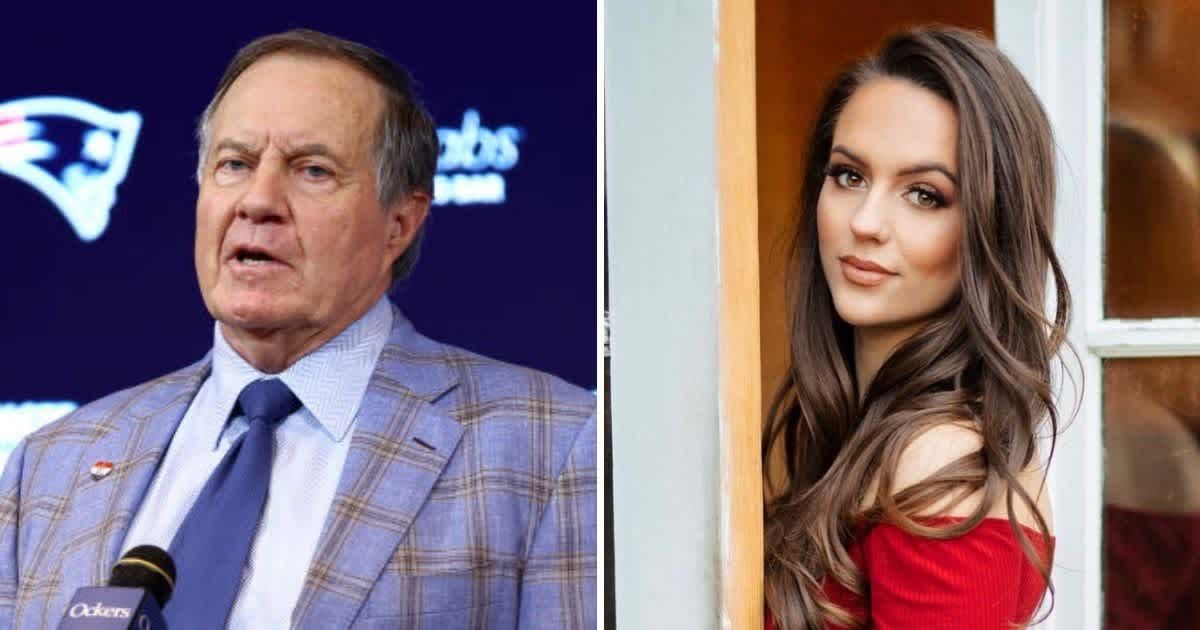 Ex-Patriots coach Bill Belichick reportedly met Jordon Hudson on a flight from Boston to Florida (Getty Images, @jordonisabelle/Instagram)