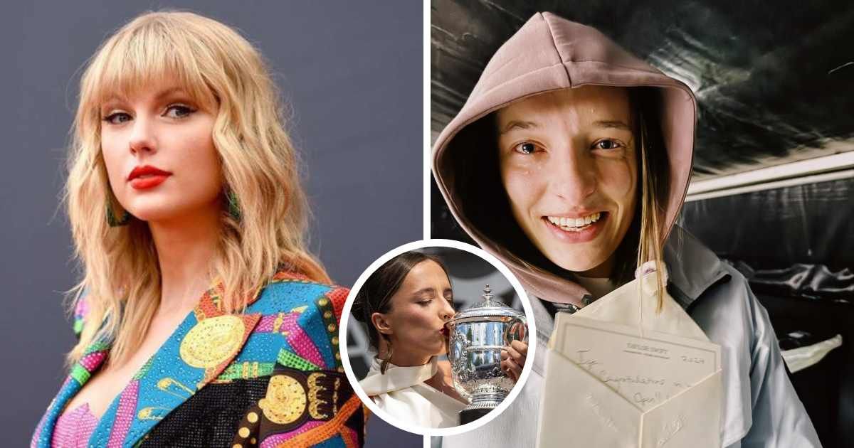 Iga Swiatek is a superfan of Taylor Swift's music (Getty Images, @@iga_swiatek/X)