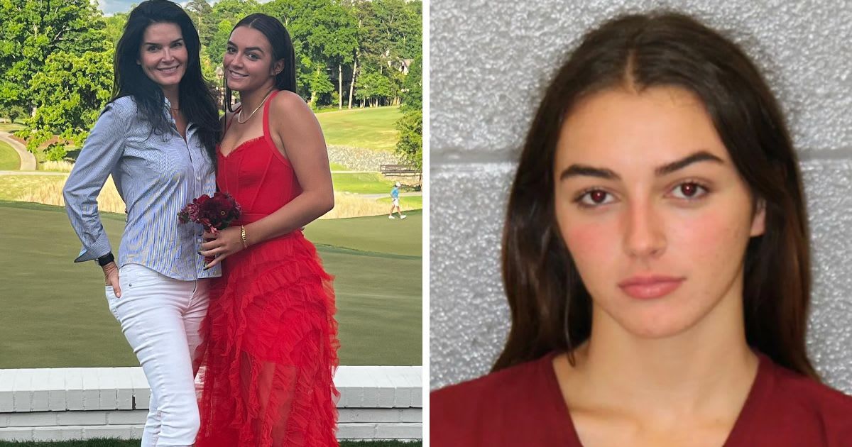 Angie Harmon's daughter Avery Sehorn was arrested  in Charlotte, North Carolina on felony burglary and larceny charges (Instagram/@angieharmon, Mecklenburg County Sheriff)