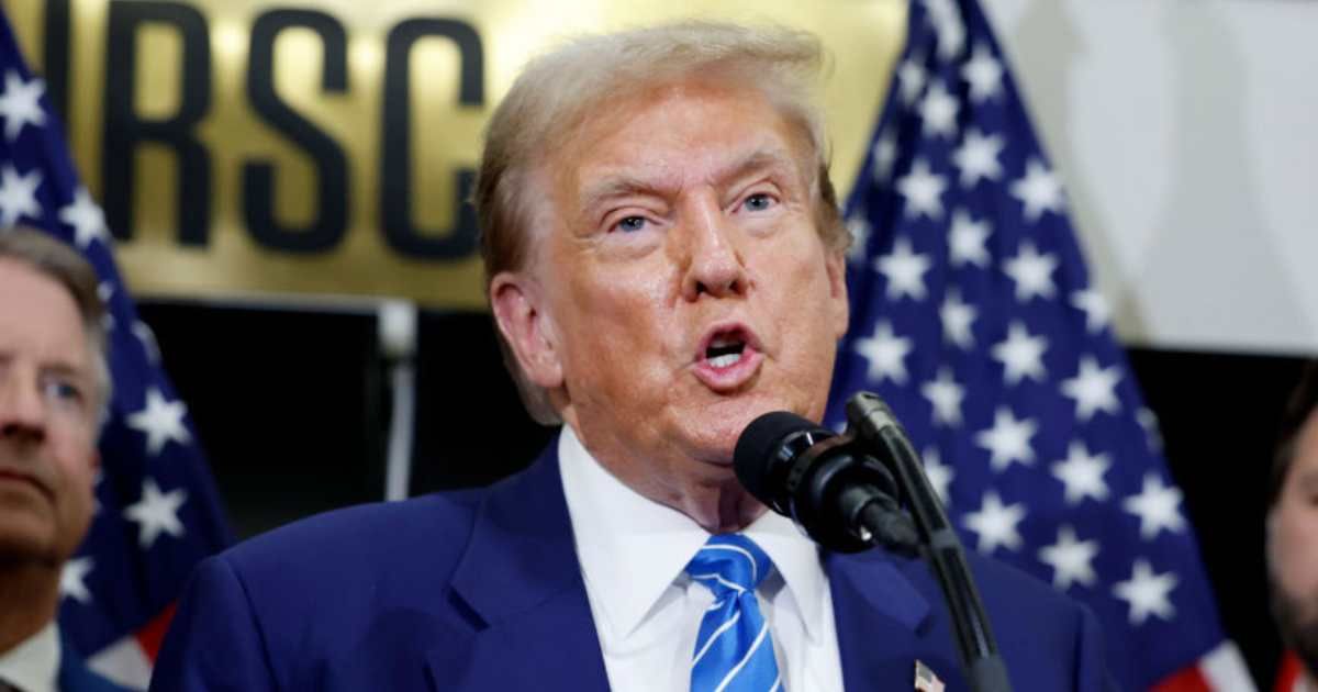 Donald Trump met top CEOs in his first visit to Capitol Hill since his departure from the White House in January 2021 (Anna Moneymaker/Getty Images)